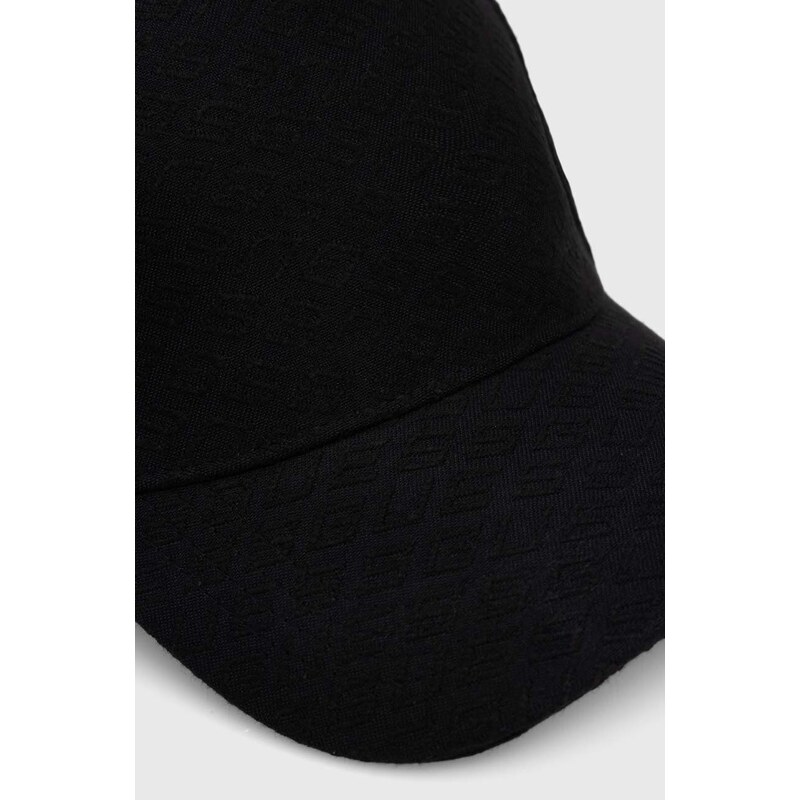 Kšiltovka Guess černá barva, vzorovaná, AW5072 POL01