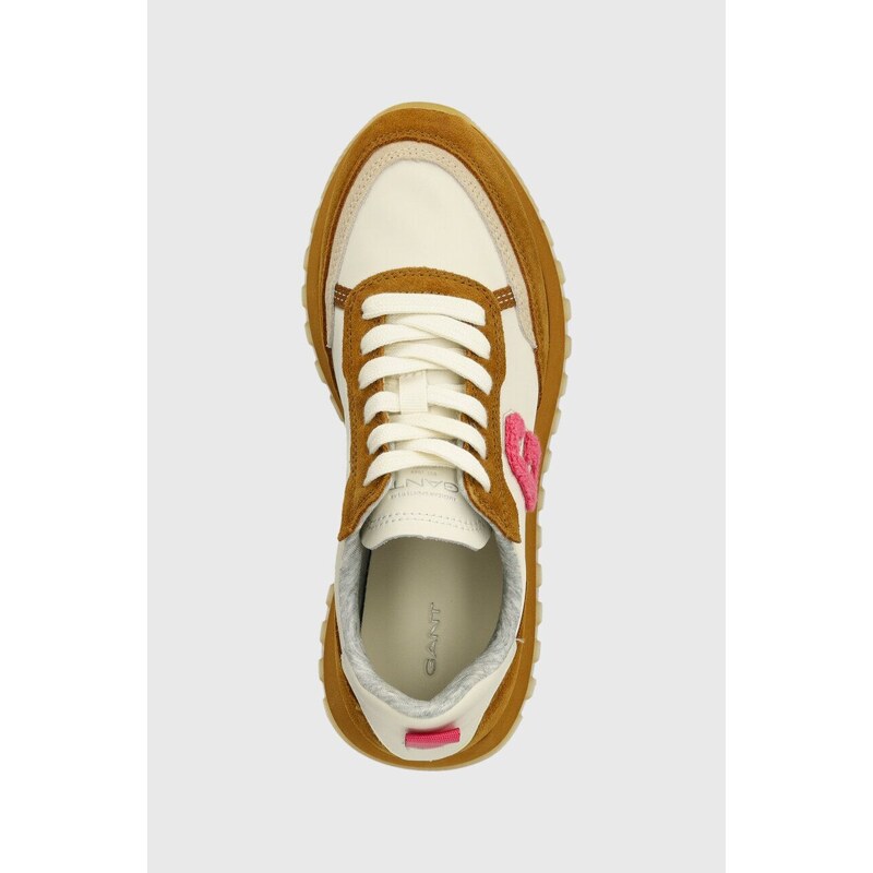 Sneakers boty Gant Caffay hnědá barva, 28533557.G401