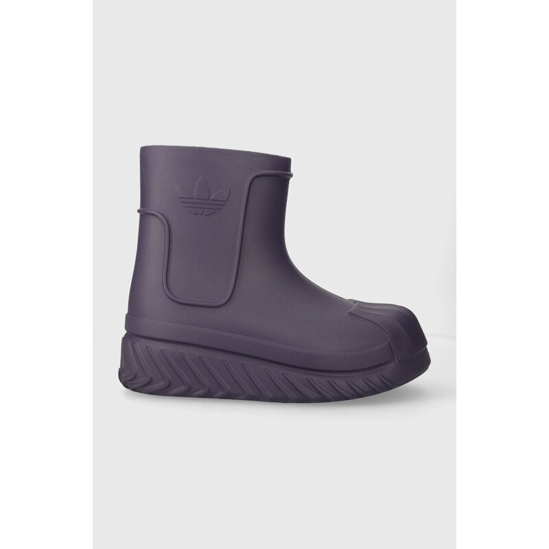 Holínky adidas Originals adiFOM Superstar Boot dámské, fialová barva, IE0388