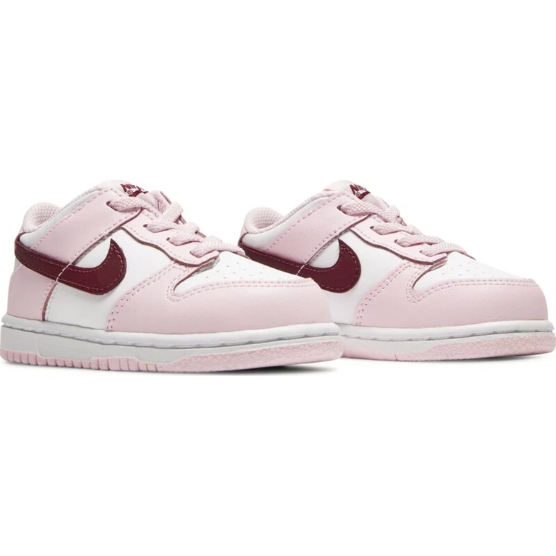 Nike Dunk Low Pink Red White PS (Kids)