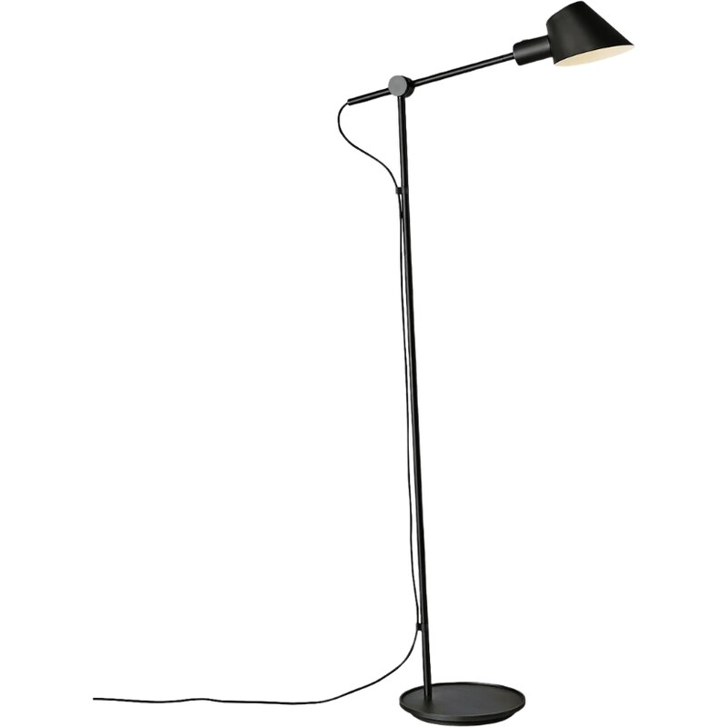 Nordlux Černá kovová stojací lampa Stay 135 cm