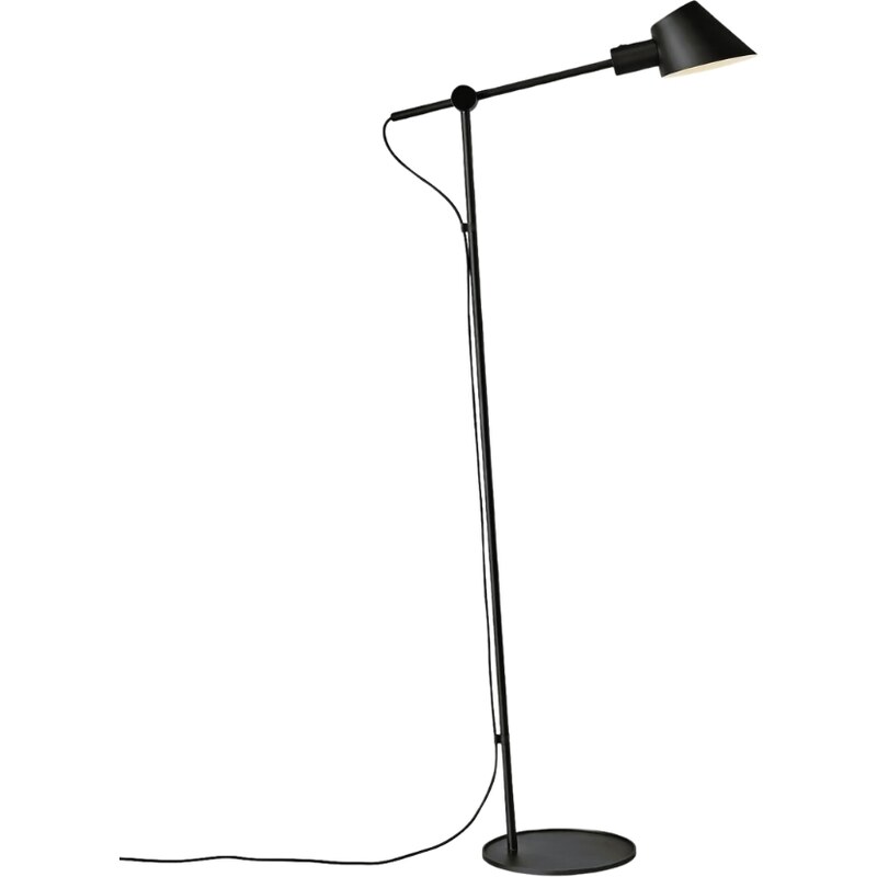 Nordlux Černá kovová stojací lampa Stay 135 cm