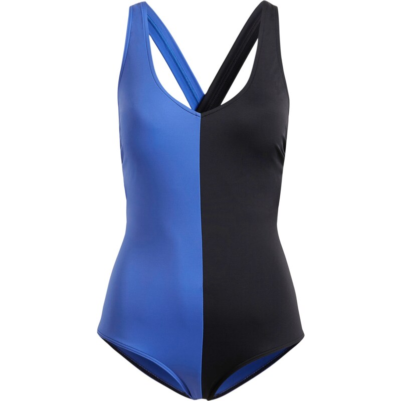 bonprix Jednodílné plavky s recyklovaným polyamidem Modrá