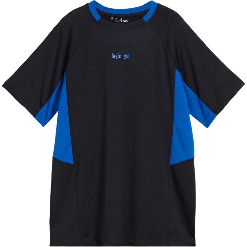 bonprix Sportovní triko pro chlapce, rychleschnoucí Černá