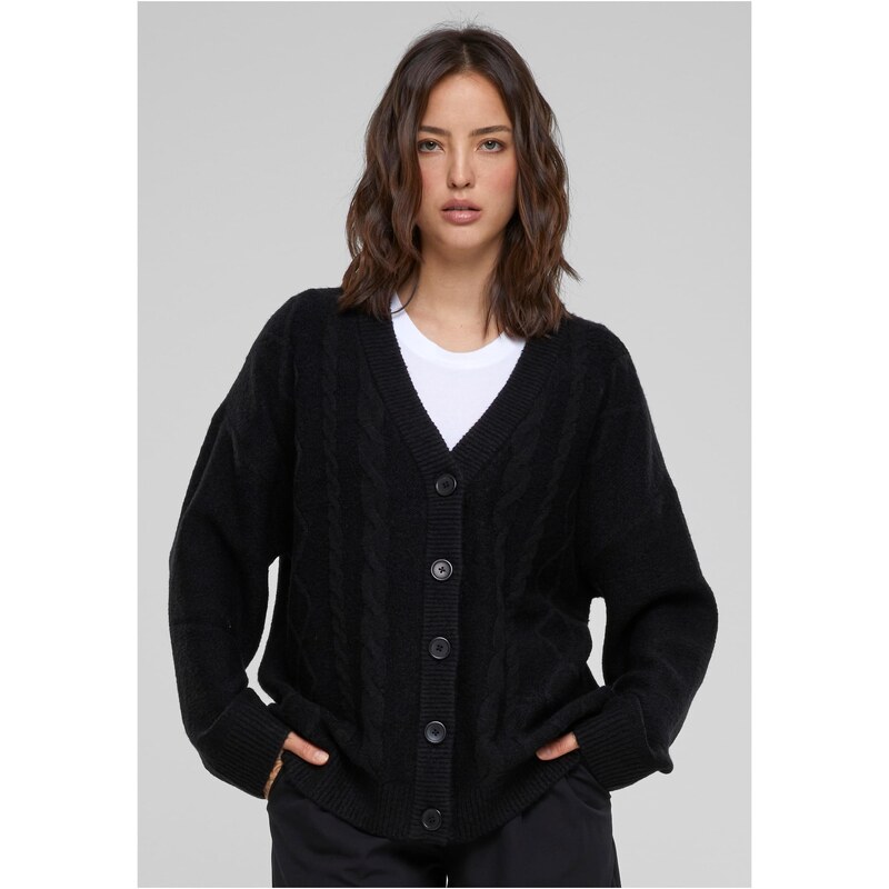 Urban Classics Dámský pletený cardigan černý