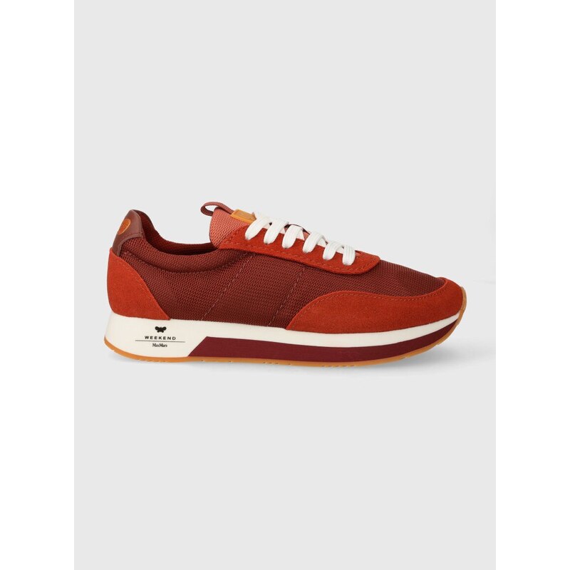 Sneakers boty Weekend Max Mara Raro oranžová barva, 2415761114650