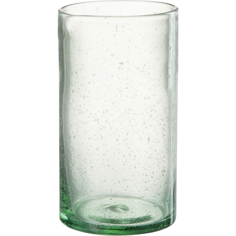 Zelená sklenice J-Line Lina 500 ml