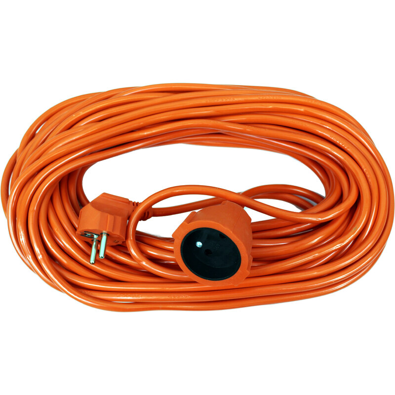 BERGE PremiumCord prodlužovací kabel ppe2-30 30m oranžový