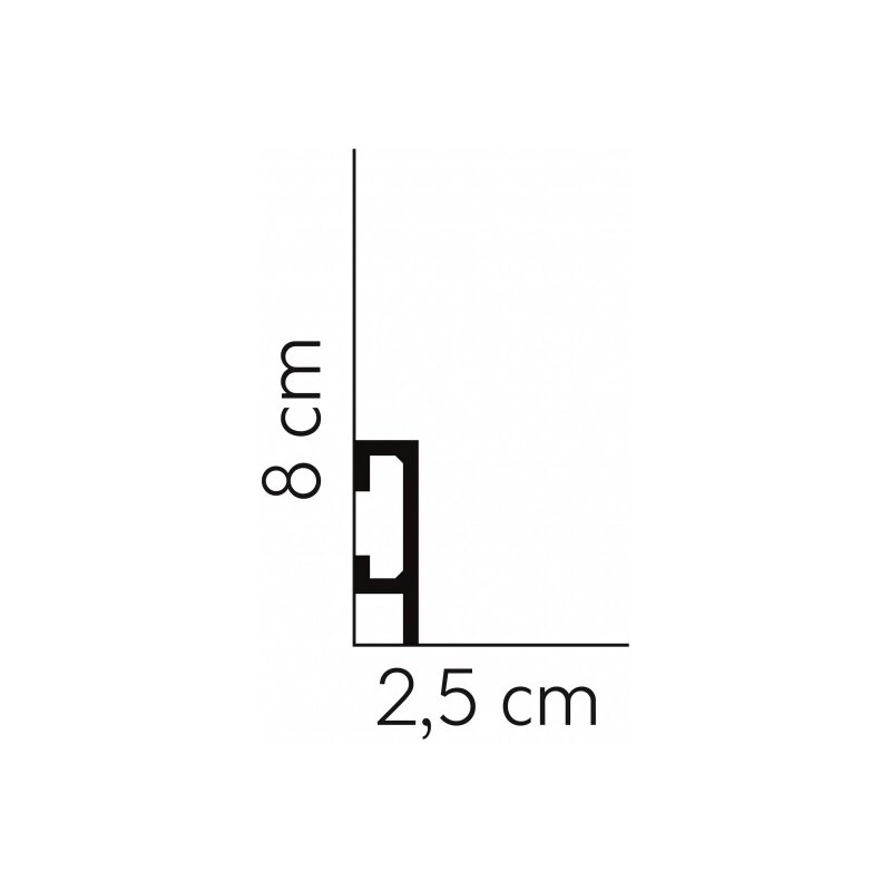 BERGE Dekorativní lišta 7111 pro LED pásky