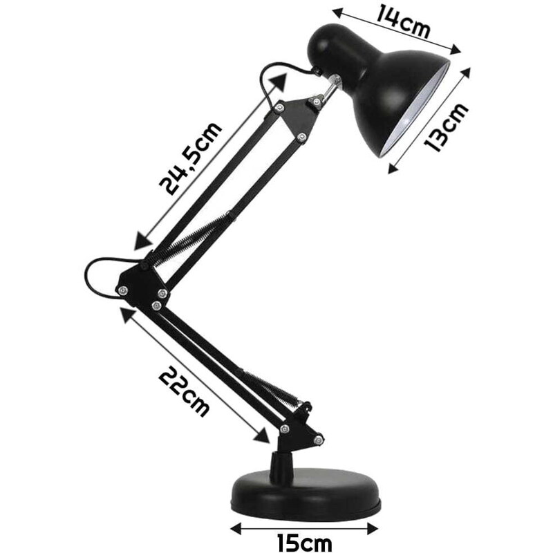 BERGE LED kreslící lampa E27 - PARIS