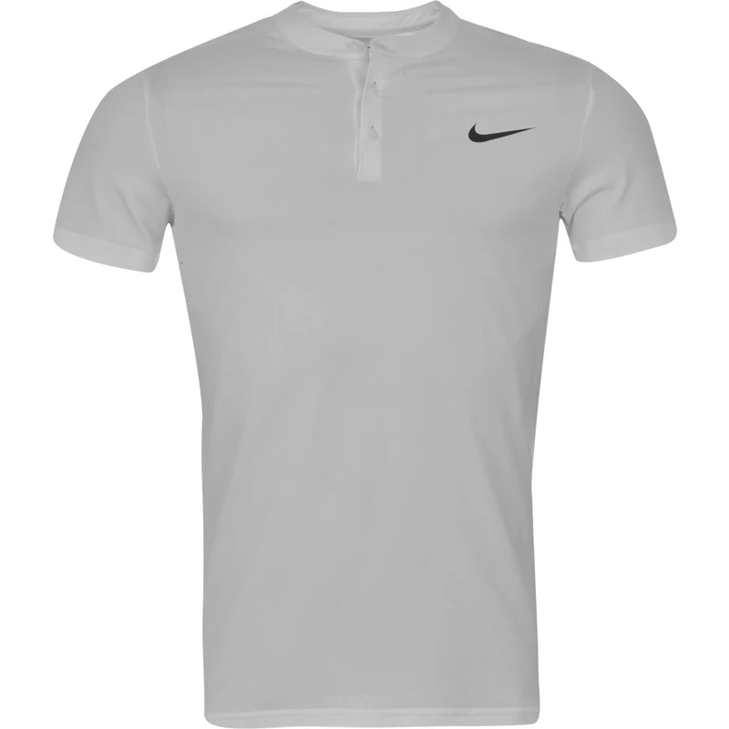 Sportovní tričko Nike Premier Roger Federer Henley pán. bílá M - GLAMI.cz