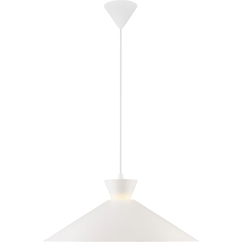 Nordlux Bílé kovové závěsné světlo Dial 45 cm