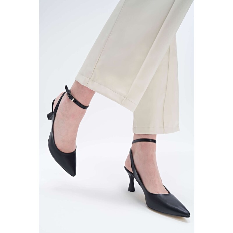 Yaya by Hotiç Women's Black Stilettos