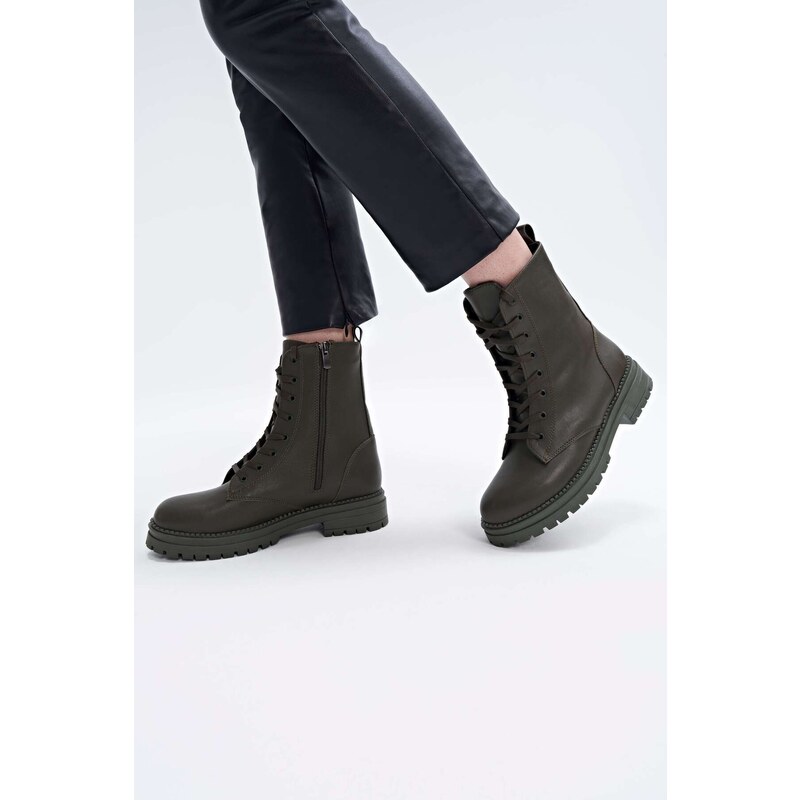 Yaya by Hotiç Women's Khaki Boots & Booties