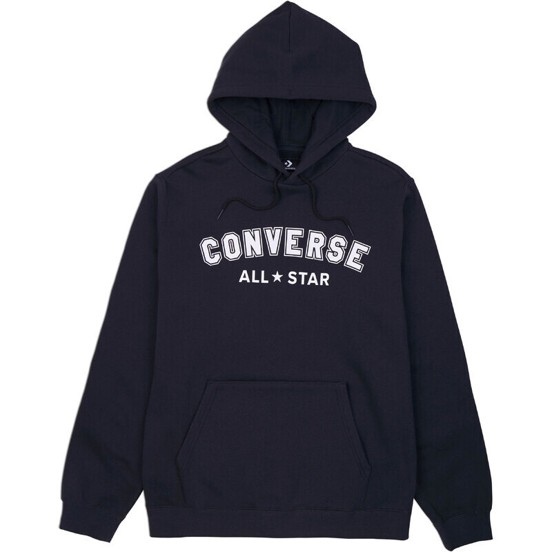 Converse Sweatshirt hoodie / Černá / 2XL