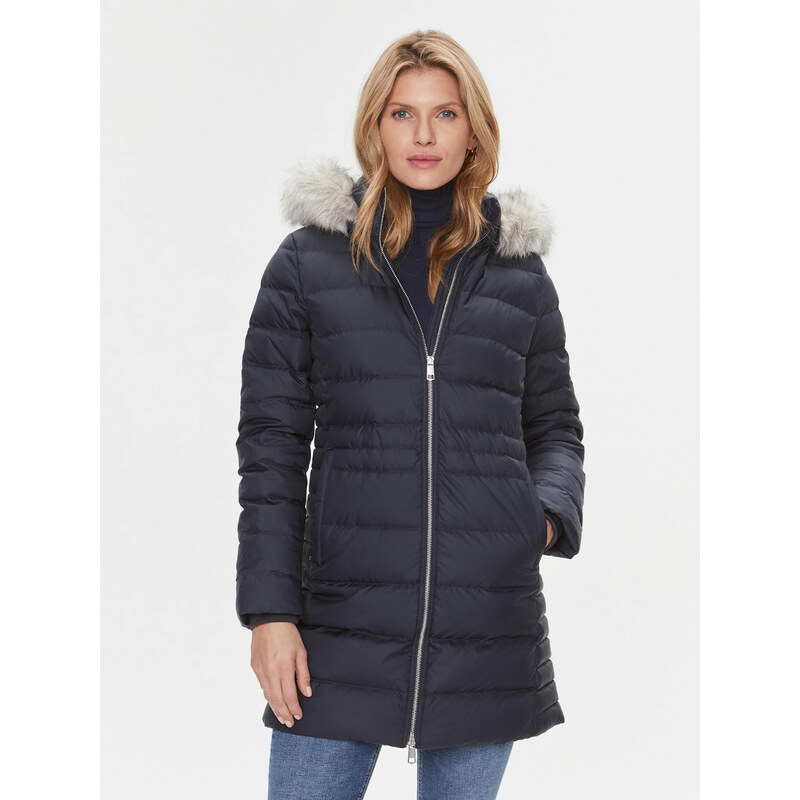 Tommy Hilfiger dámská tmavě modrá bunda