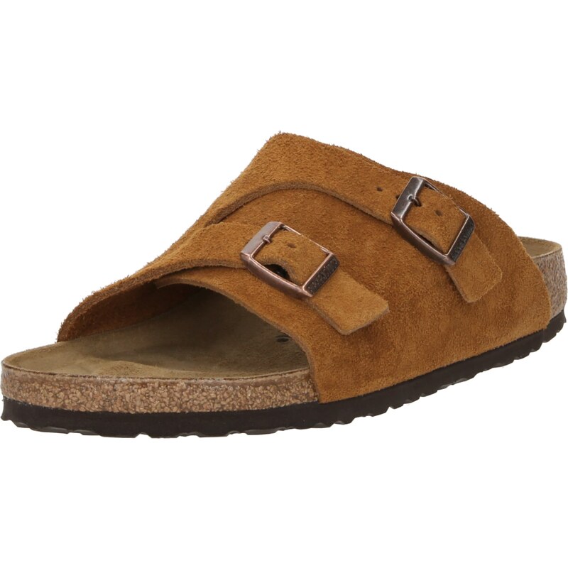BIRKENSTOCK Sandály Zürich karamelová