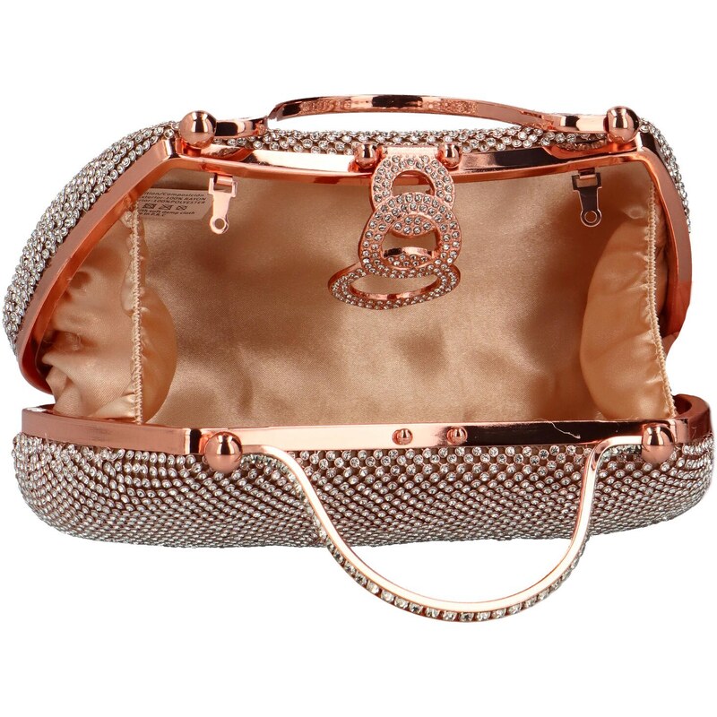 Luxusní dámská kabelka do ruky MOON Keisha, růžová