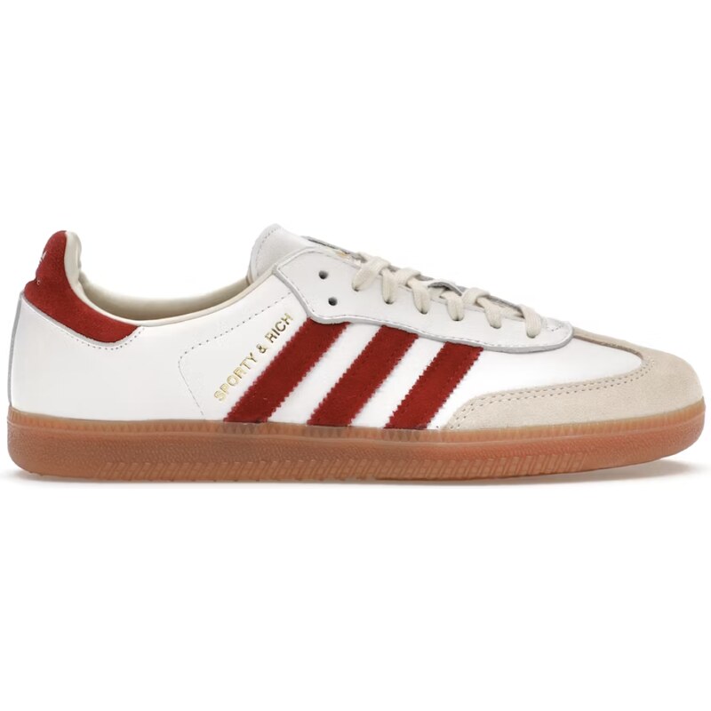 Adidas Samba Sporty & Rich White Collegiate Burgundy