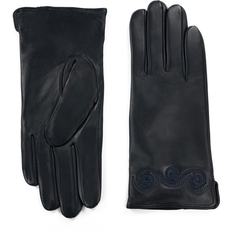 Art Of Polo Woman's Gloves rk23389-7 Navy Blue