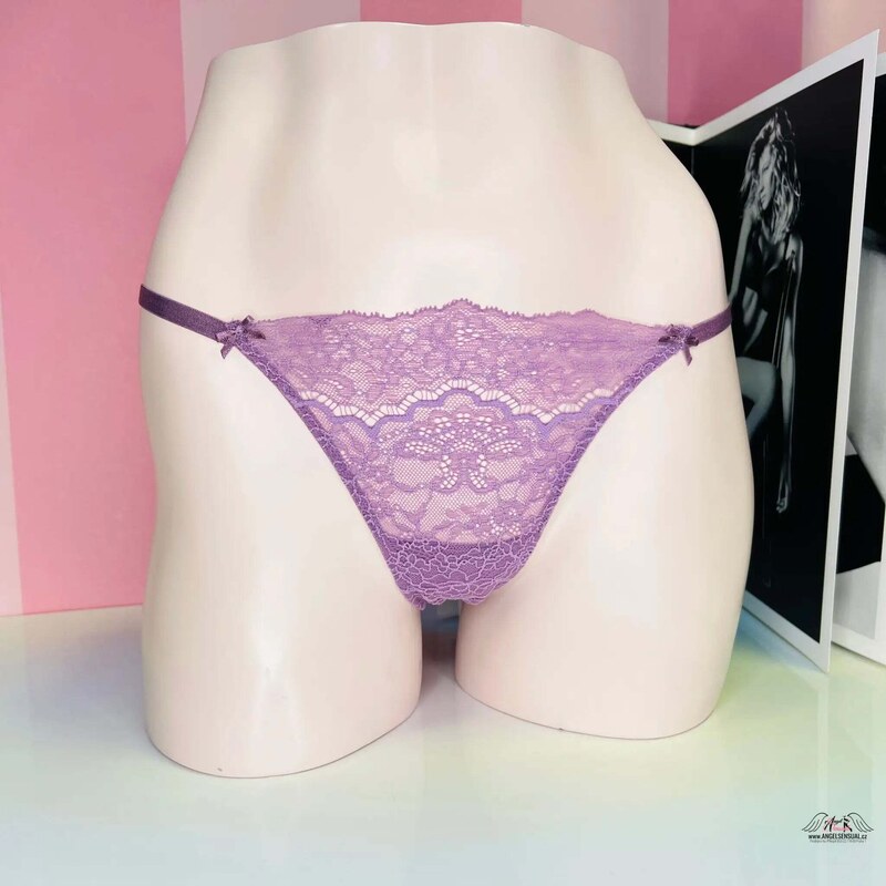 Victoria's Secret Krajkové kalhotky s mašličkami