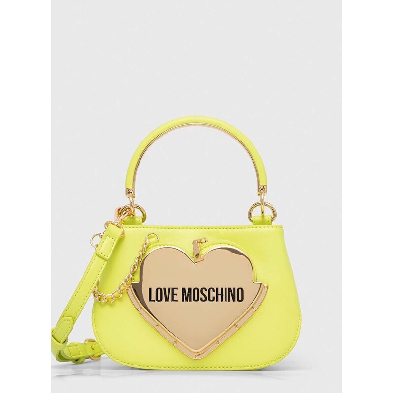 Kabelka Love Moschino zelená barva