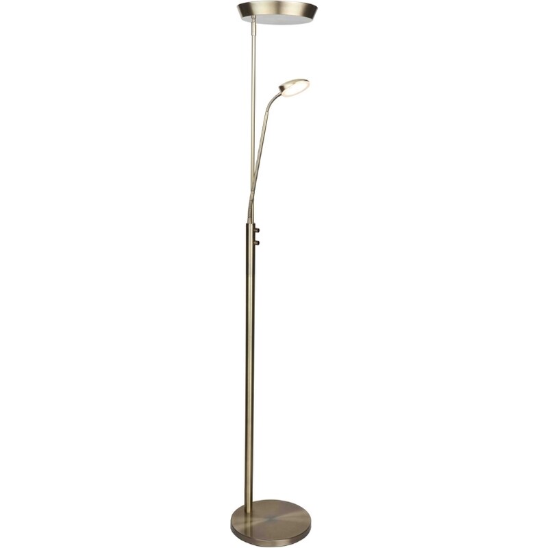 Zlatá kovová stojací lampa Halo Design Vegas Combi 180 cm