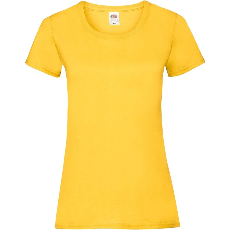 Valueweight Fruit of the Loom Yellow T-shirt