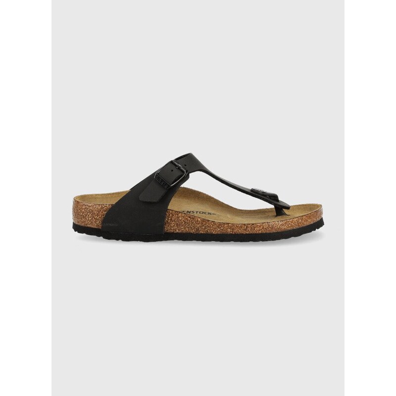 Dětské žabky Birkenstock Gizeh černá barva