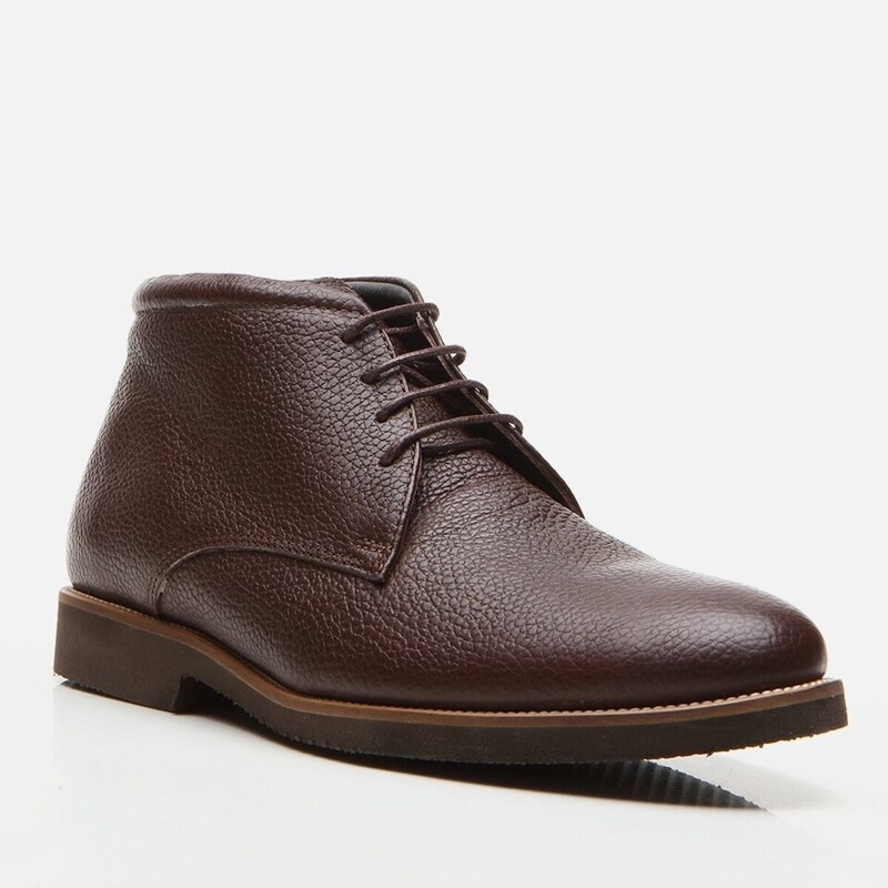 Hotiç Genuine Leather Brown Men's Classic Boots