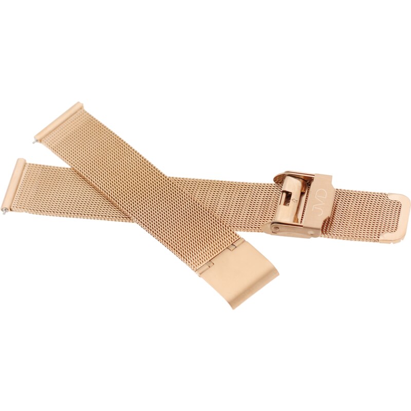 JVD Dámský rose gold kovový řemínek na hodinky JVD Touches RJ