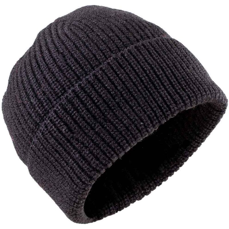AB Čepice zimní pletená Classic Merino vlna černá 88935002
