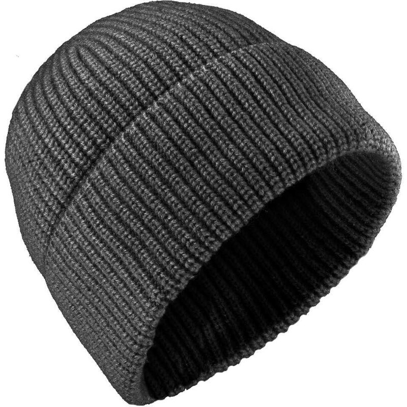AB Čepice zimní pletená Classic Merino vlna šedá 88935005