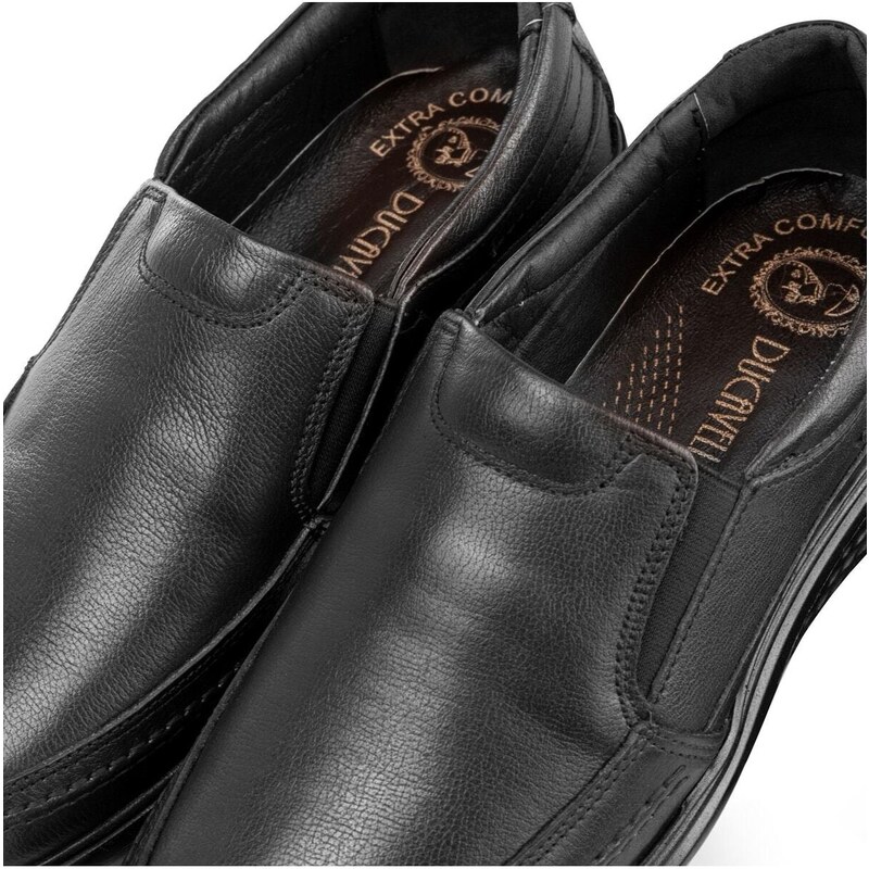 Ducavelli Cushy Genuine Leather Comfort Orthopedic Men's Casual Shoes, Dad Shoes, Orthopedic Shoes.