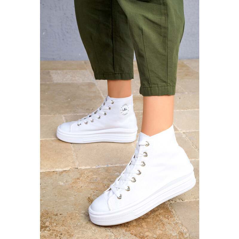 Soho Women's White Sneakers 18651