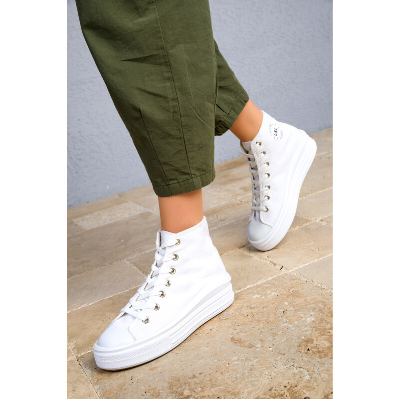 Soho Women's White Sneakers 18651