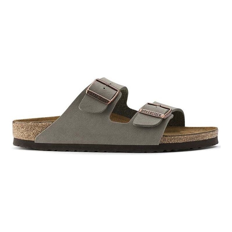 Pantofle Birkenstock Arizona dámské, šedá barva, 151211.D-Stone