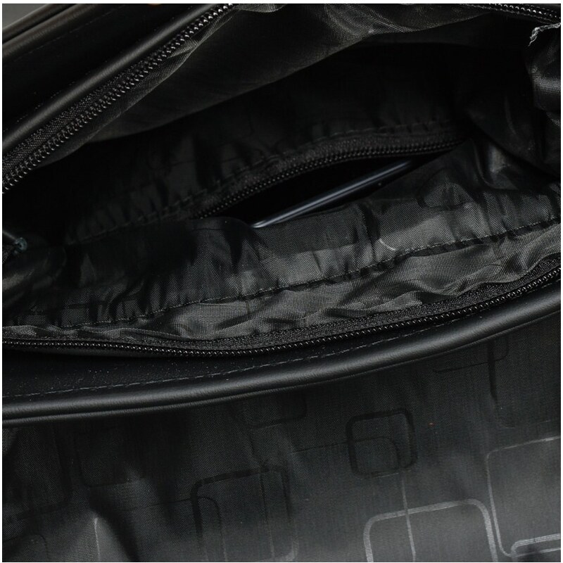 Pánská kožená taška Beltimore F16 černá