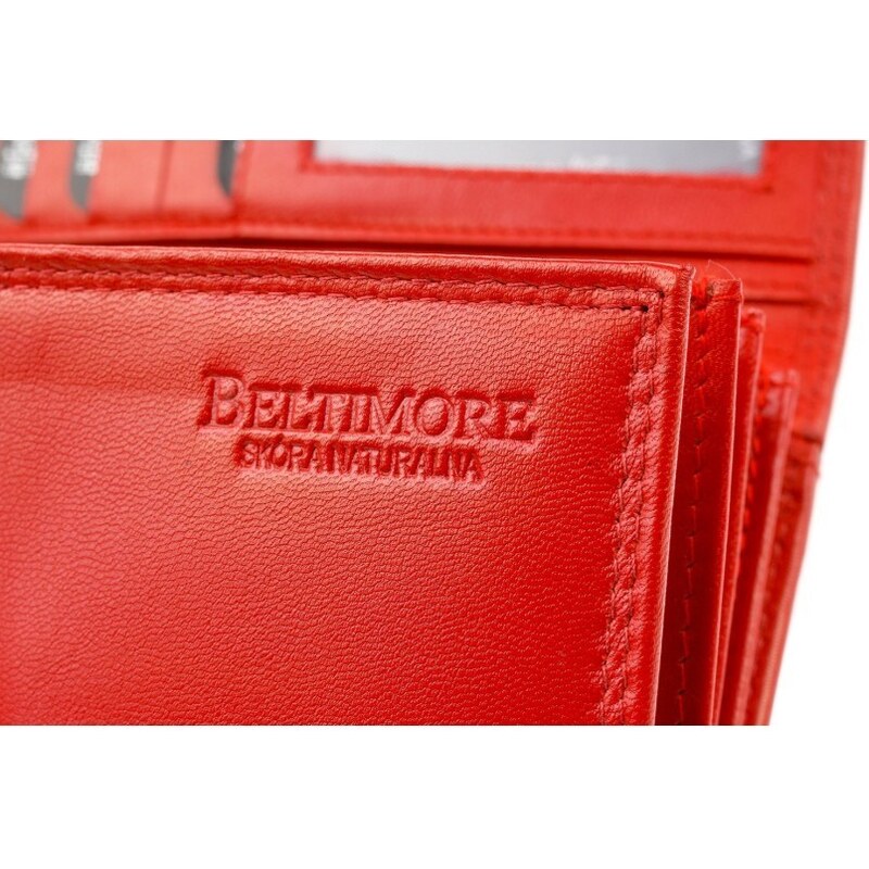 Dámská kožená peněženka Beltimore 043 červená