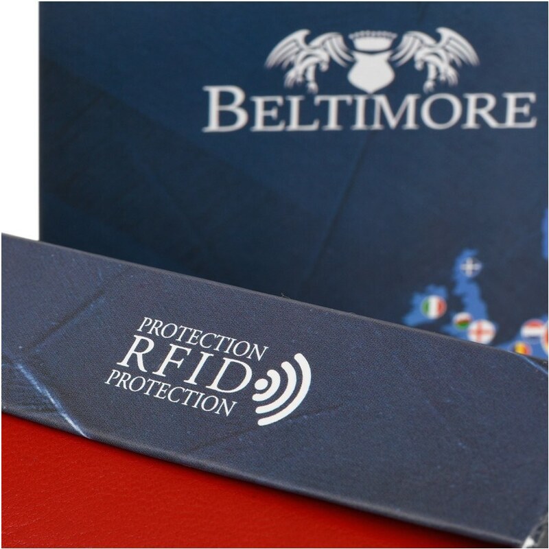 Dámská kožená peněženka Beltimore 043 červená