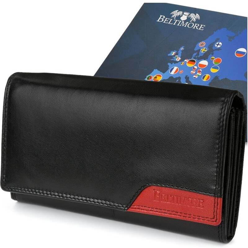 Dámská kožená peněženka Beltimore 043 černá