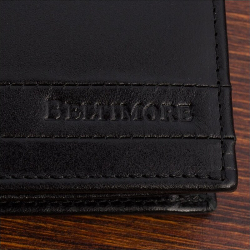 Pánská kožená peněženka Beltimore G06 černá