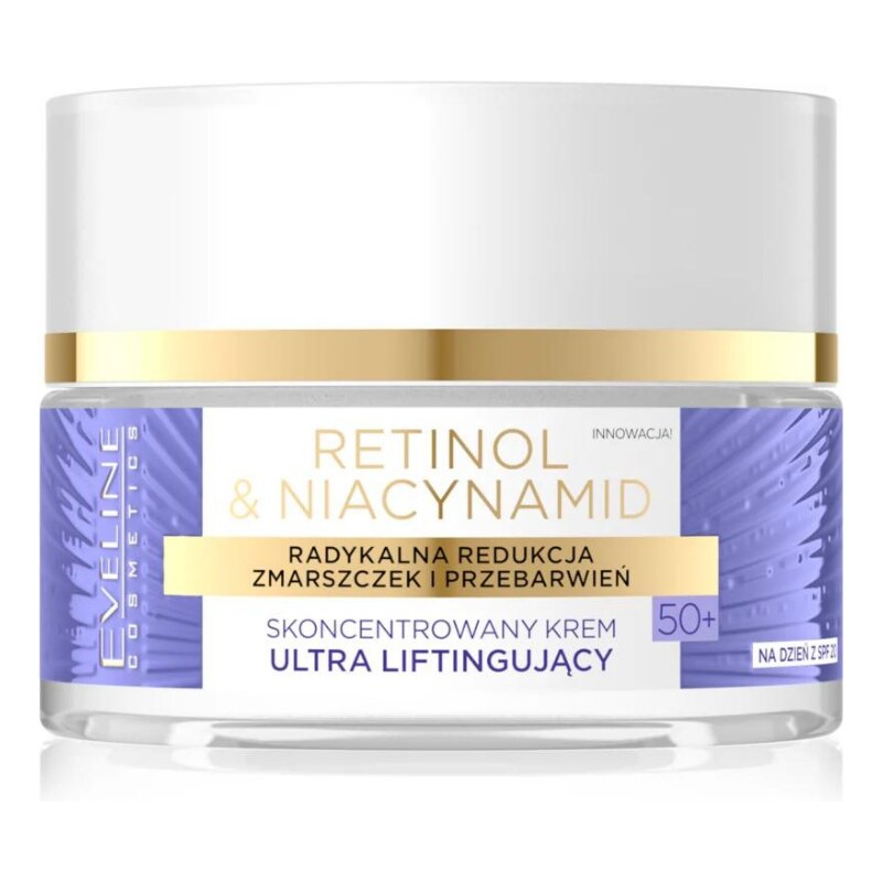 EVELINE COSMETICS - RETINOL & NIACYNAMID 50+ - Denní liftingový krém 50 ml