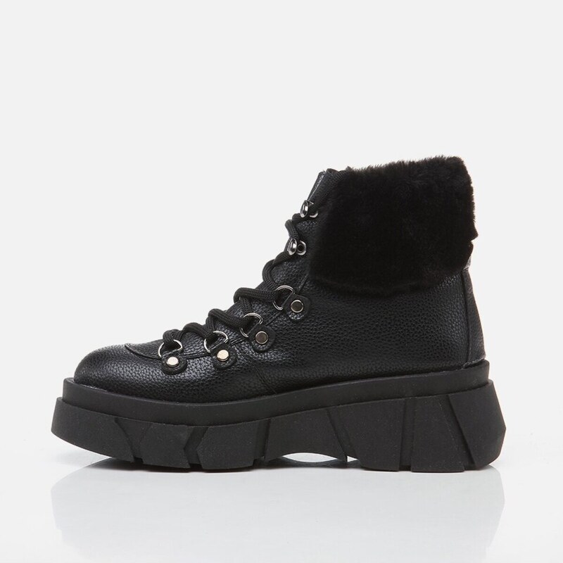 Hotiç Women's Black Flat Boots