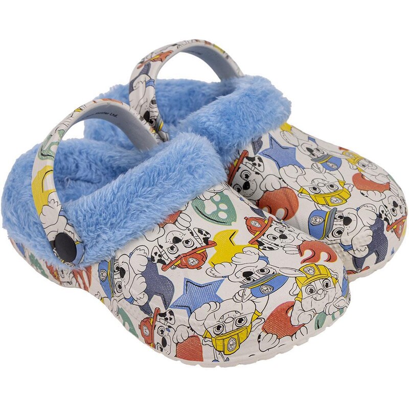 HOUSE SLIPPERS CLOG FLEECE PAW PATROL