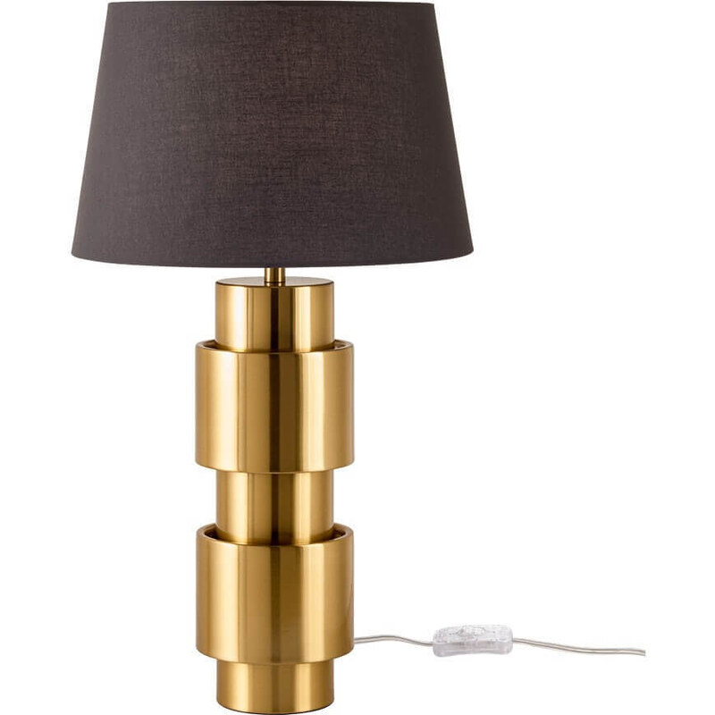 Světla a lustry REDO GROUP Zlatá stolní lampa Art Deco PERPETUO 50 cm