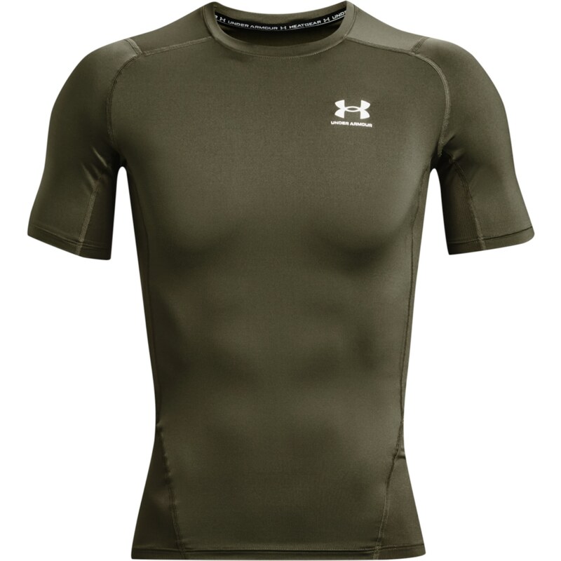 UNDER ARMOUR Funkční tričko olivová / bílá