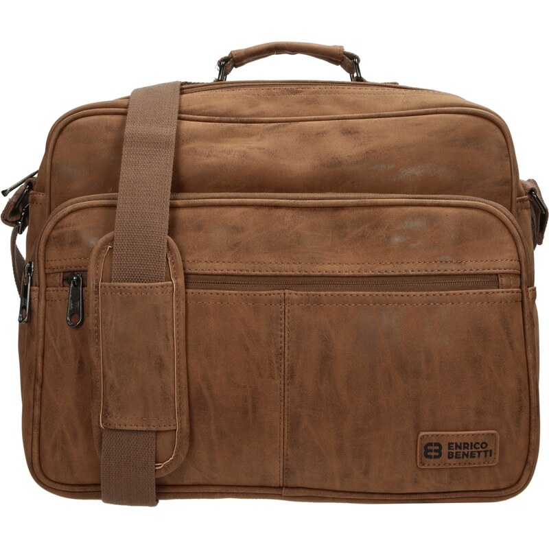 Enrico Benetti Rotterdam 15" Notebook Bag 20 l Camel