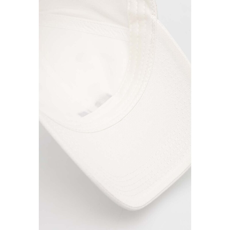 Bavlněná baseballová čepice MSGM bílá barva, s aplikací