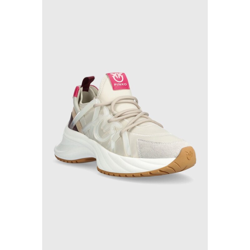 Sneakers boty Pinko SS0023 T012 V6U béžová barva, Ariel 01